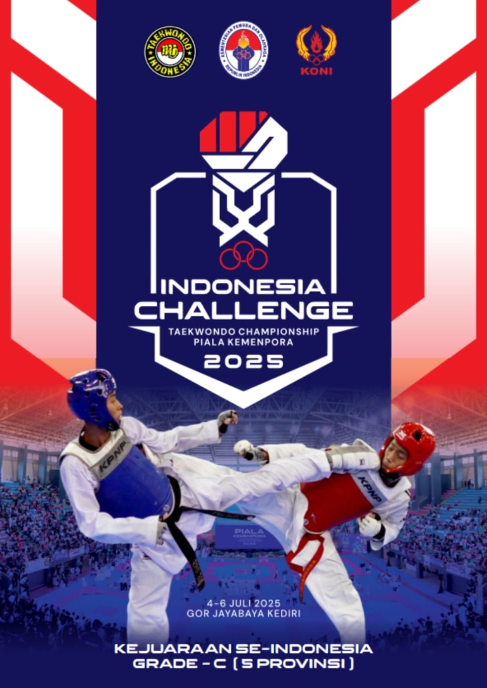 Ajang Pertarungan Prestasi Taekwondo di Tanah Air Taekwondo Indonesia Fighting Soul Taekwondo